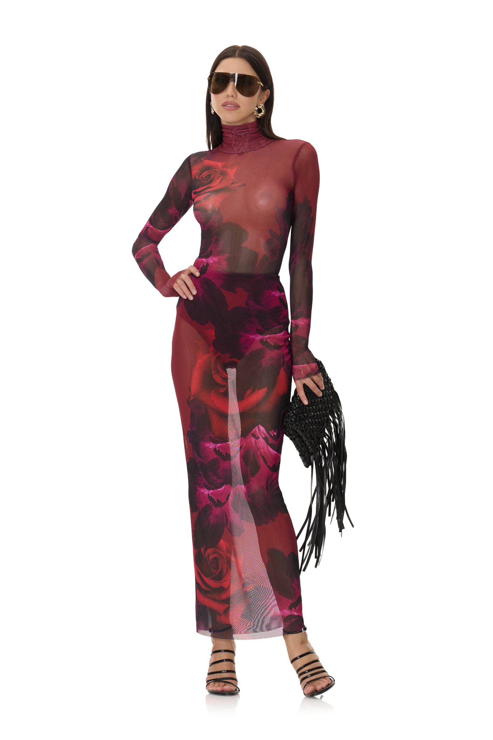 Vanya Skirt - Glow Rose - 54405445943666