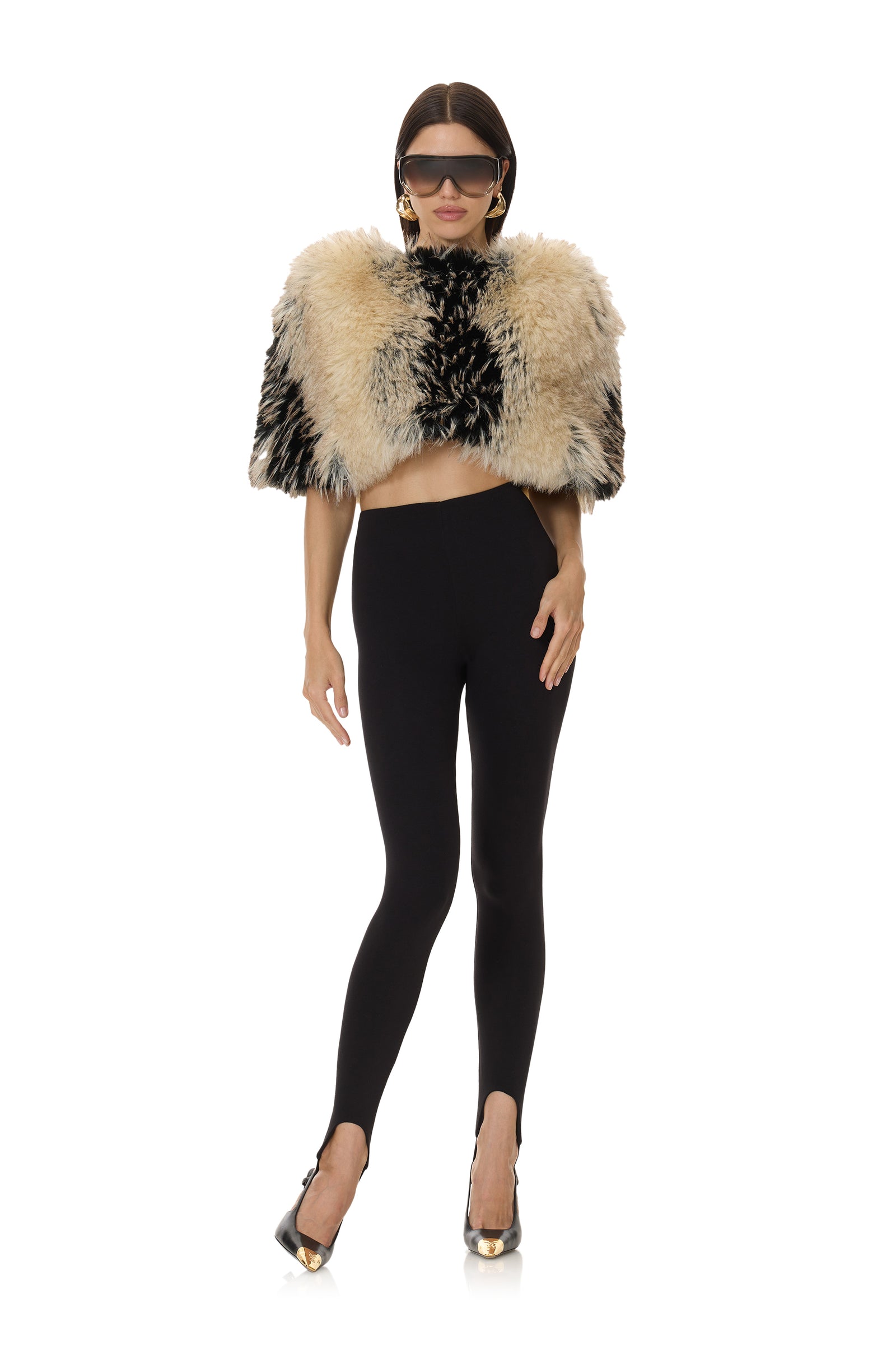 Betty Fur Cape - Vintage Multi Fur - 54624061915506