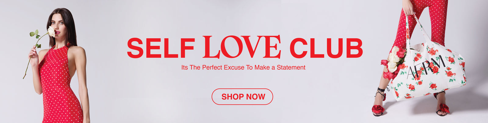 SELF LOVE CLUB. ITS THE PERFECT EXCUSE TO MAKE A STATEMENT.