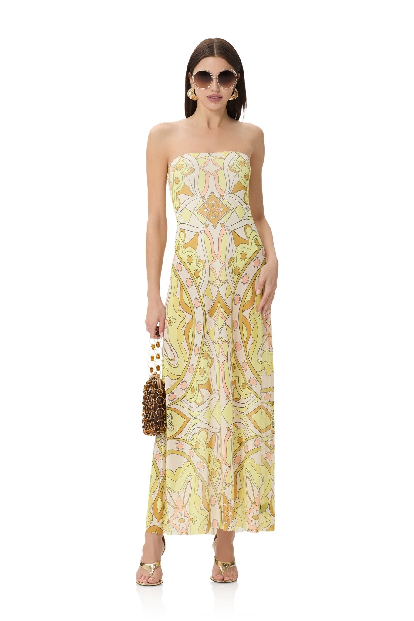 Alfie Dress - Geo Scarf - AFRM