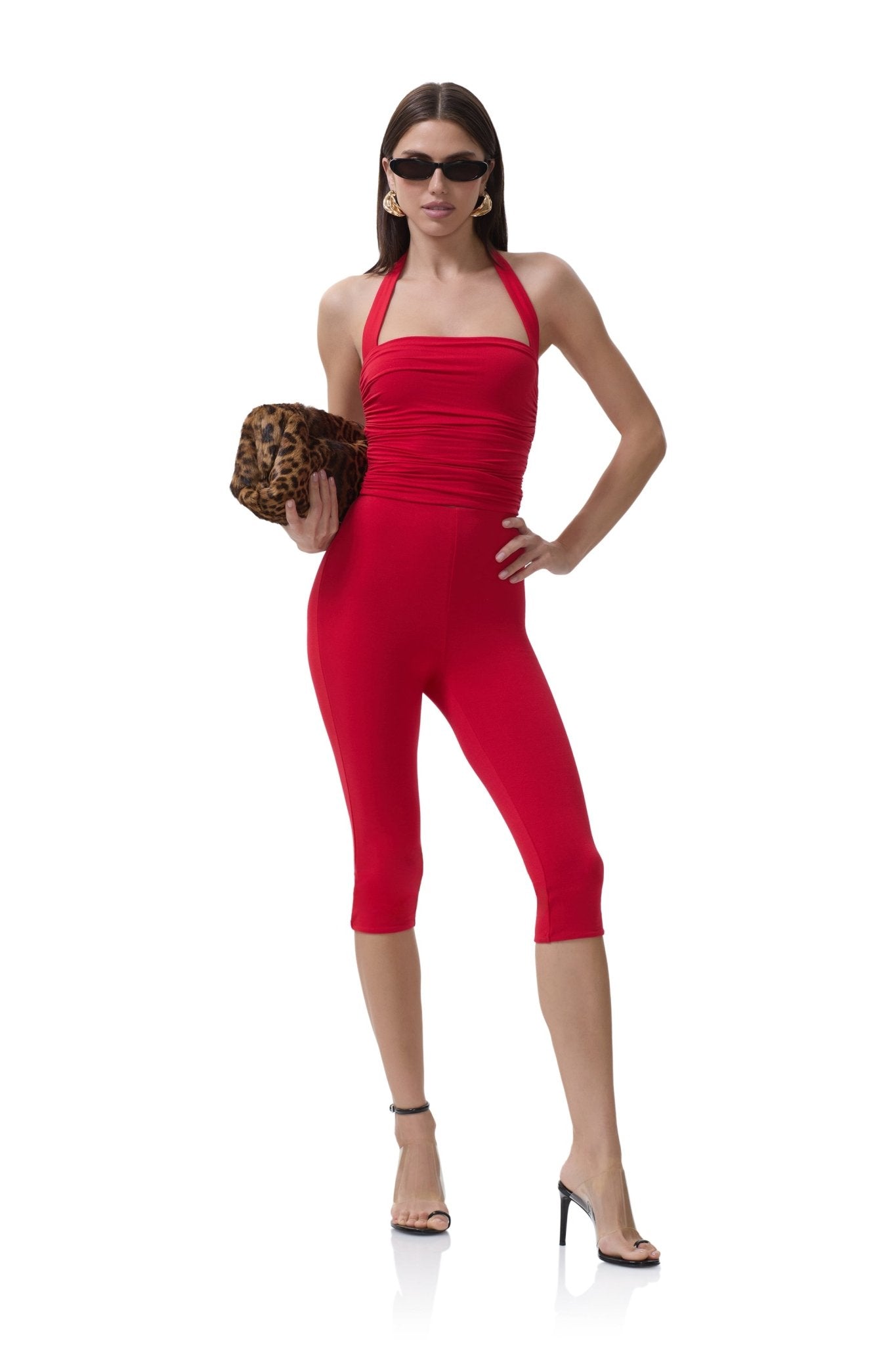 Aranya Top - Kiss Red - AFRM