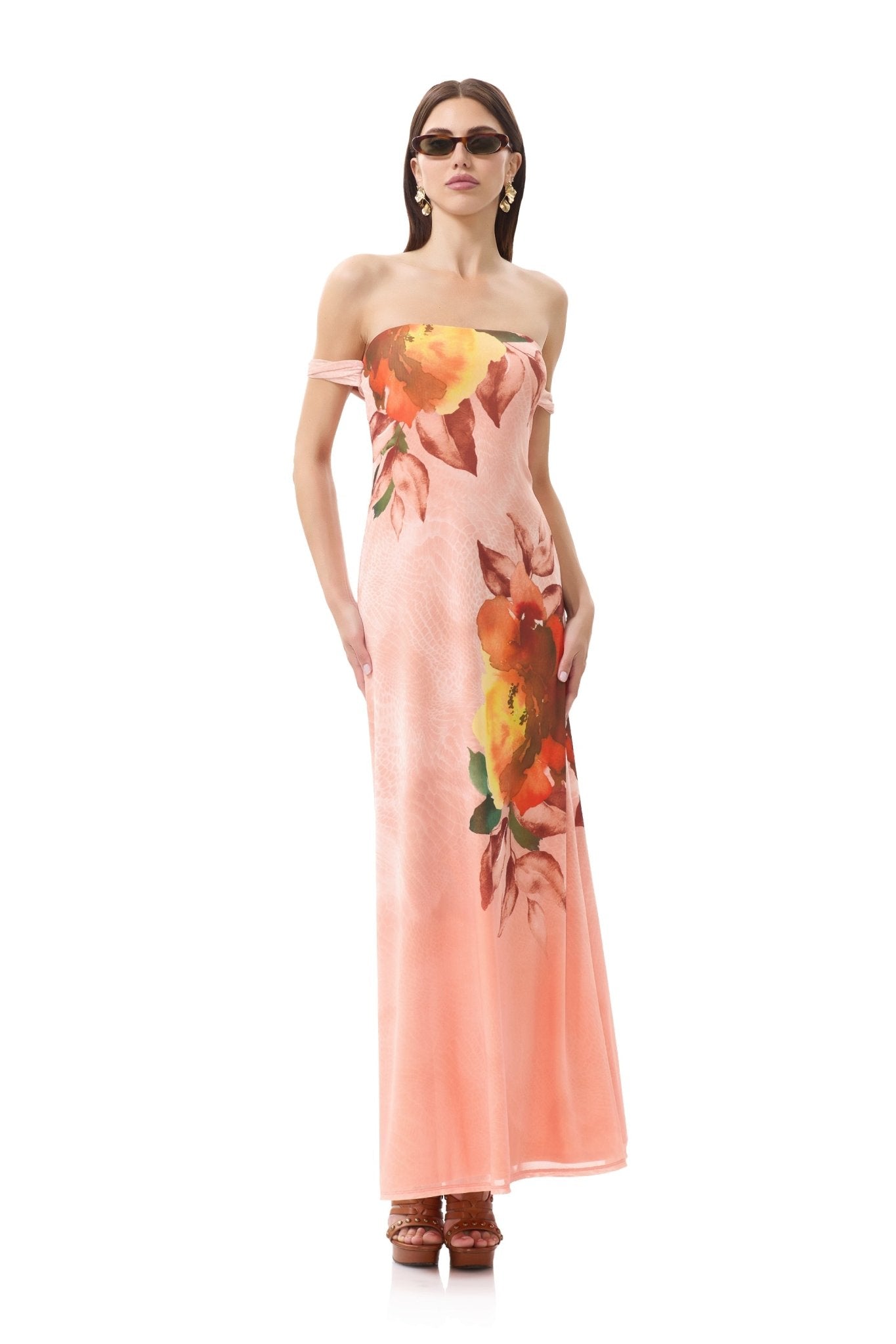 Barot Dress - Snake Bloom - AFRM