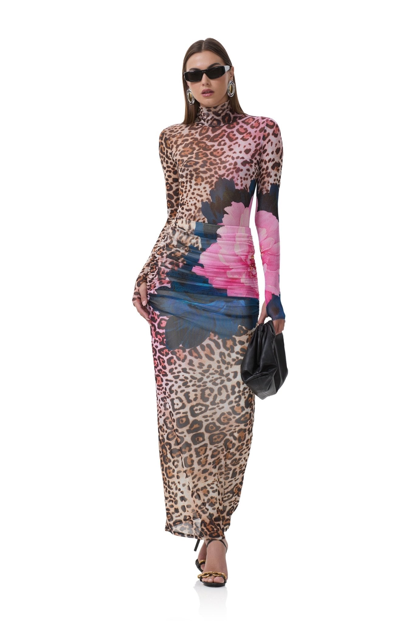 Bevin Skirt - Animal Block Peony - AFRM