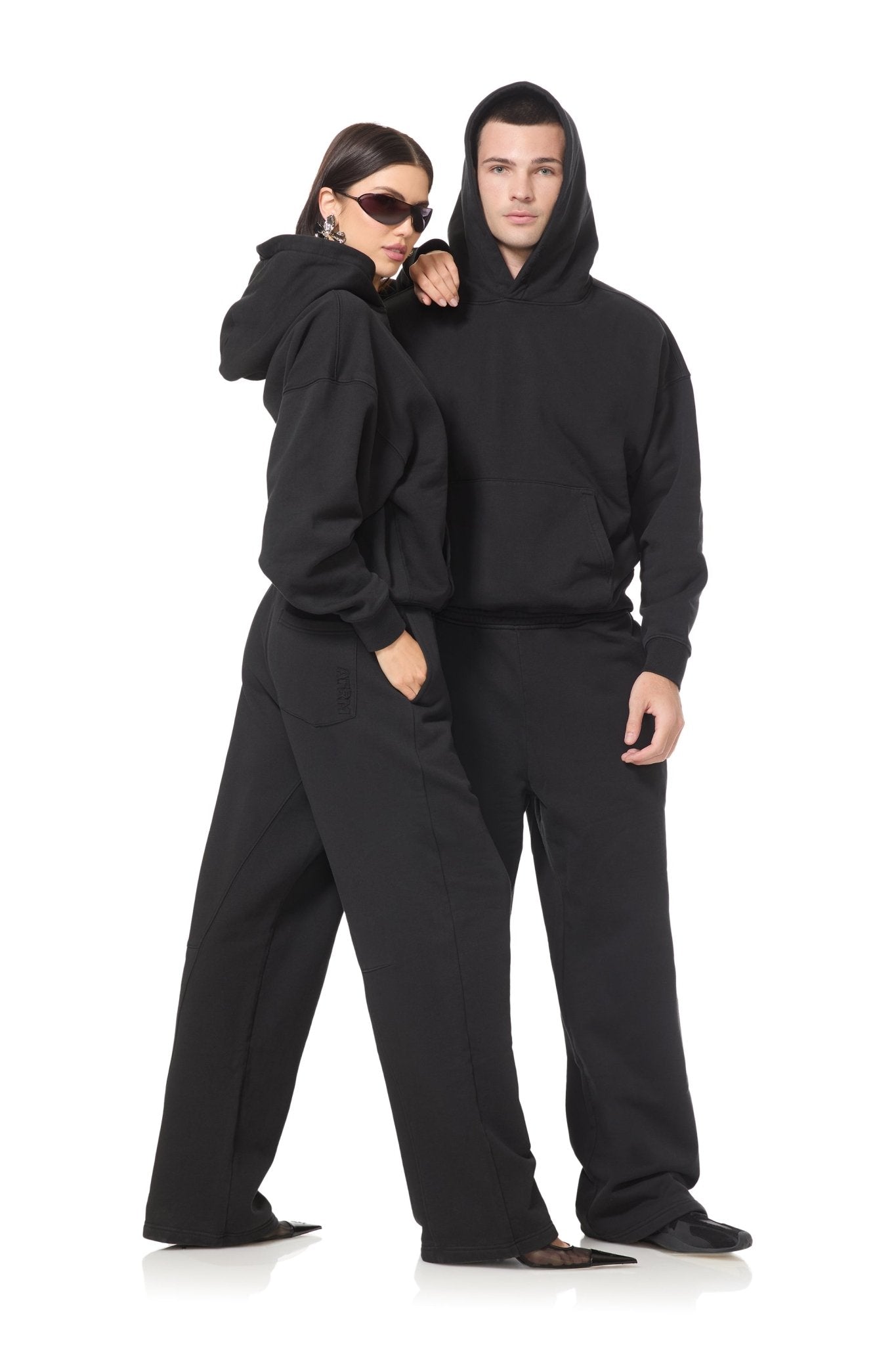 Blake Pullover Hoodie - Washed Noir - AFRM