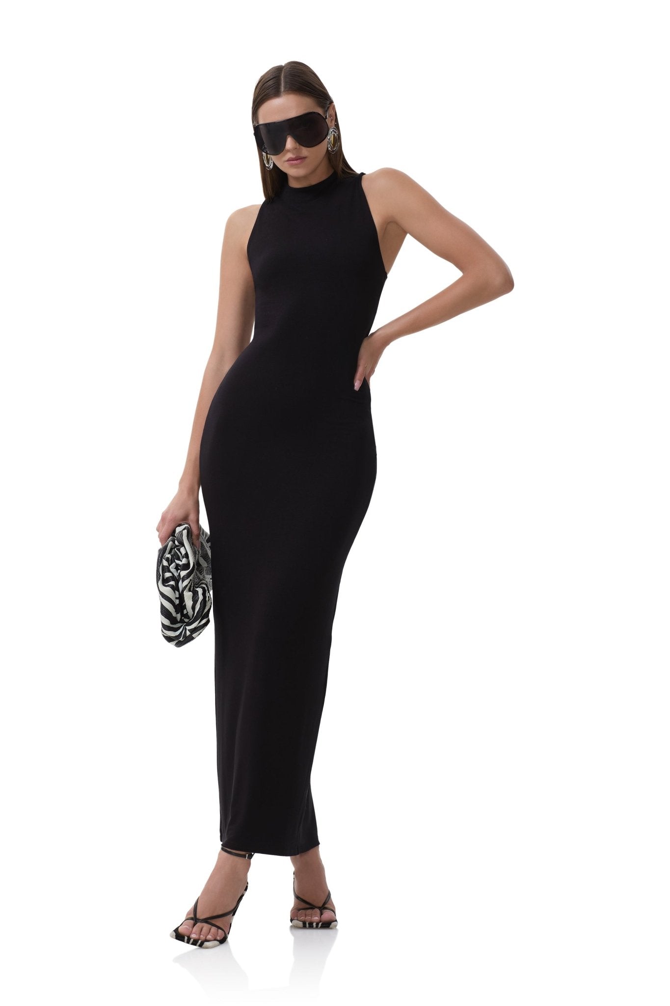 Casper Dress - Noir - AFRM