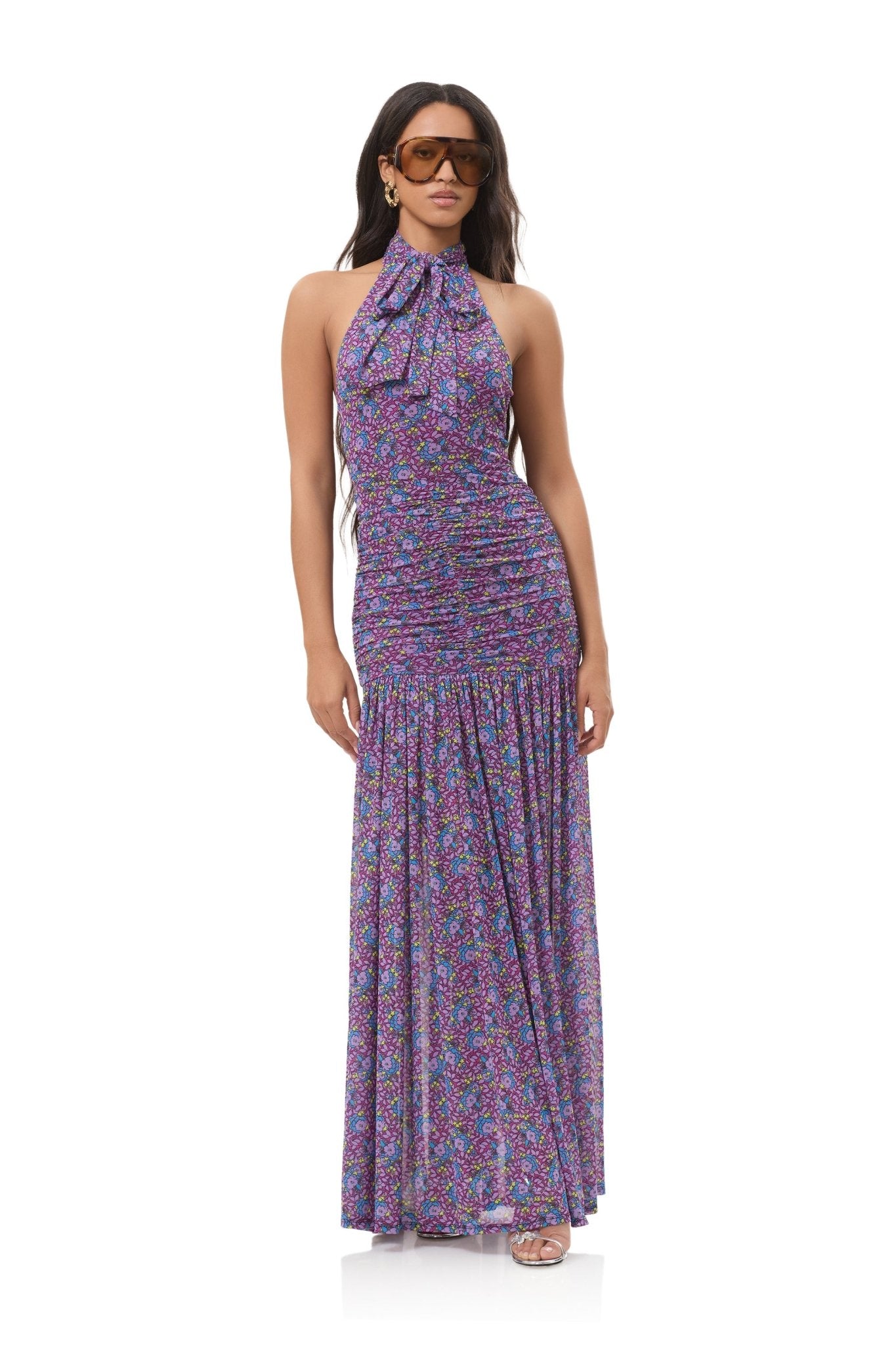 Cromwell Dress - Retro Ditsy - AFRM