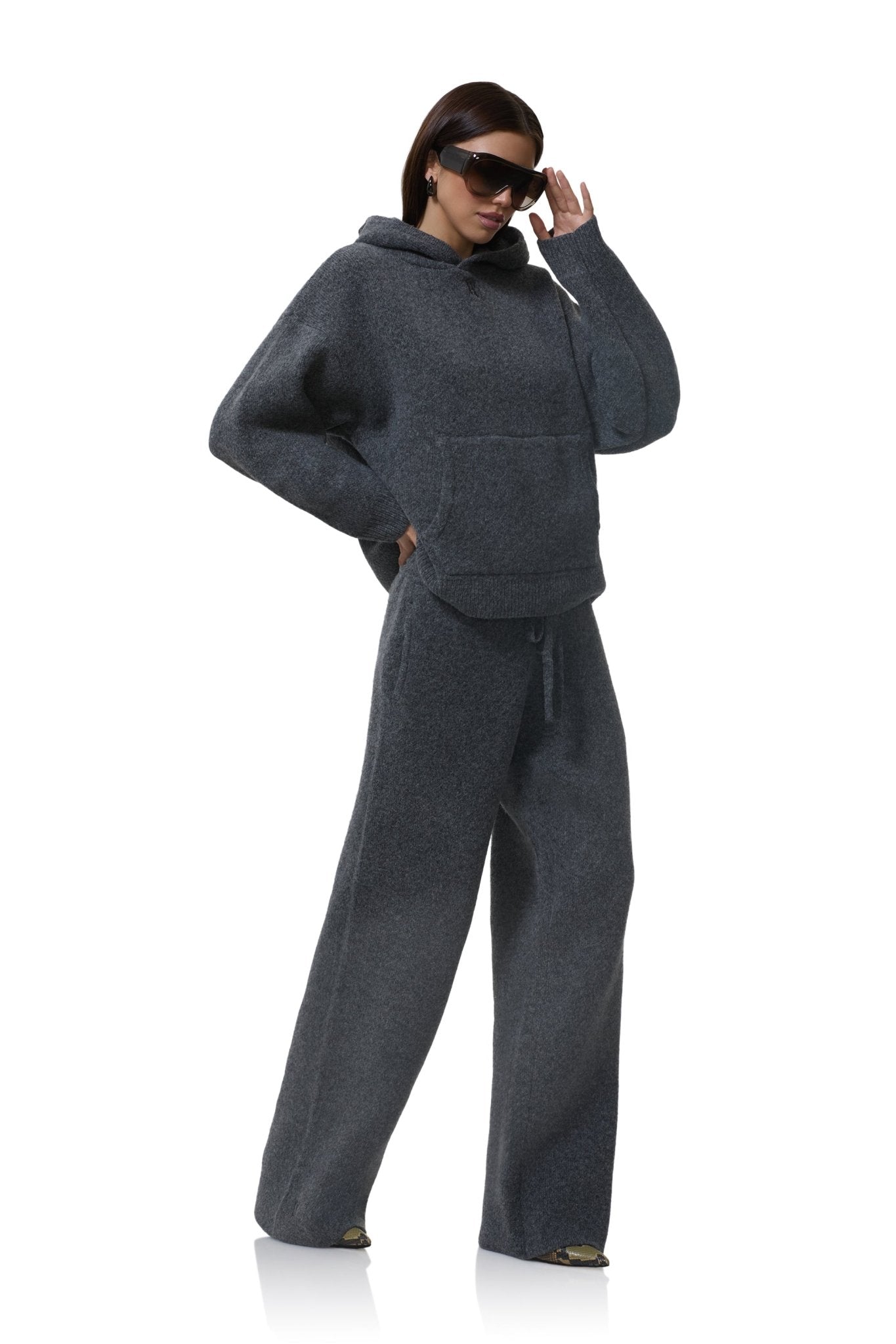 Curtis Sweater Pant - Heather Charcoal - AFRM