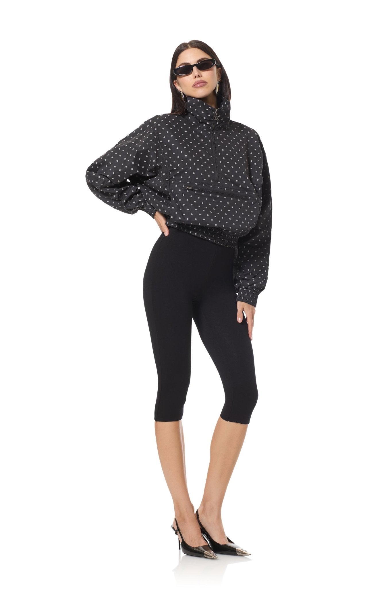 Ettie Capri Legging - Noir - AFRM