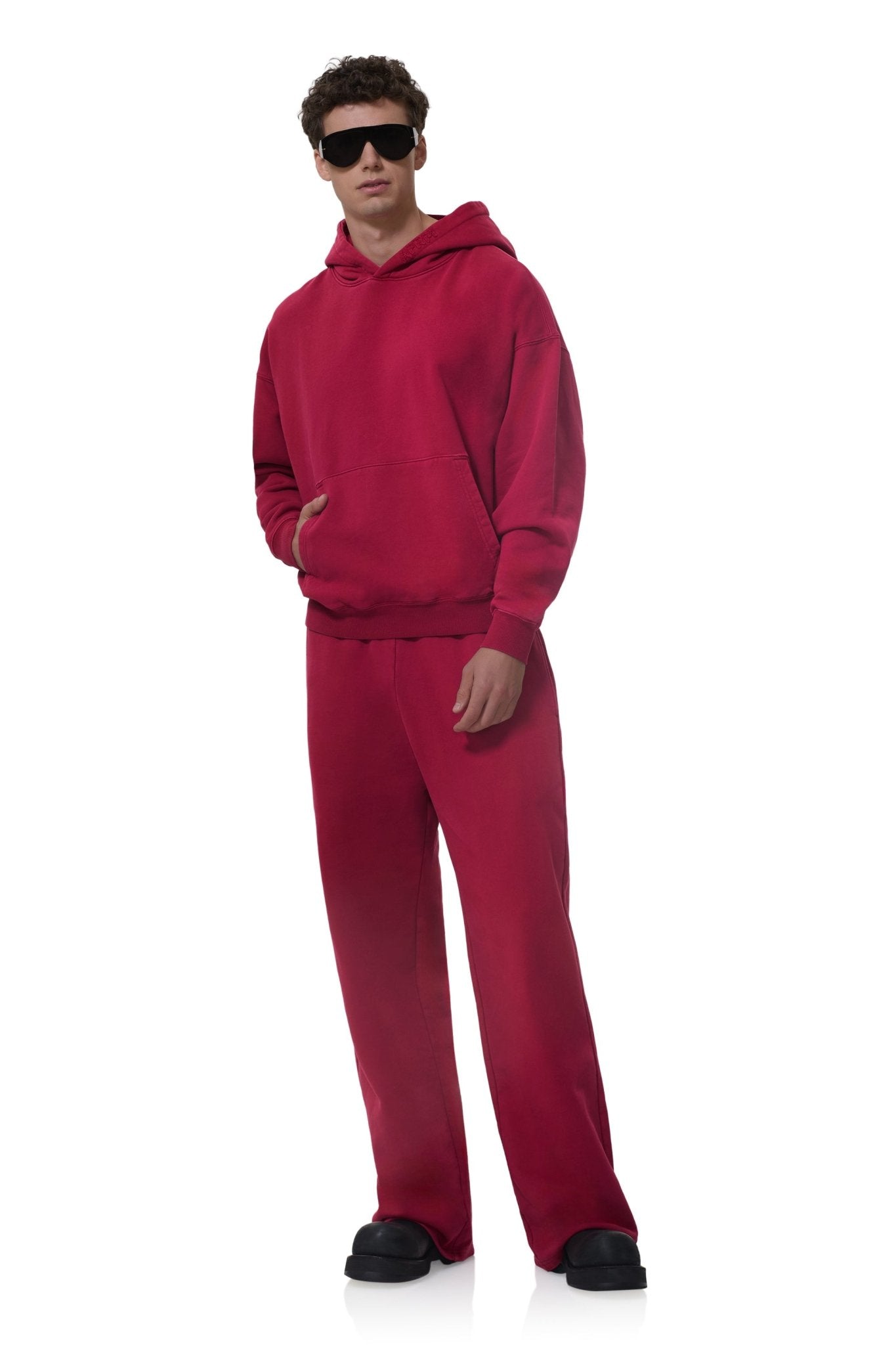 Finely Straight Leg Sweatpant - Rio Red - AFRM