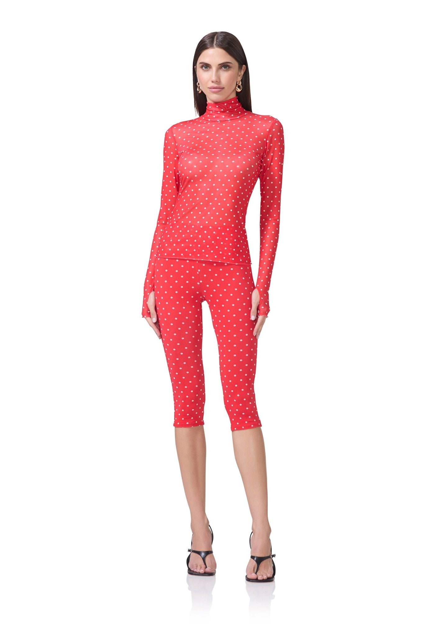 Gianna Capri Pant - Risky Micro Dot - AFRM
