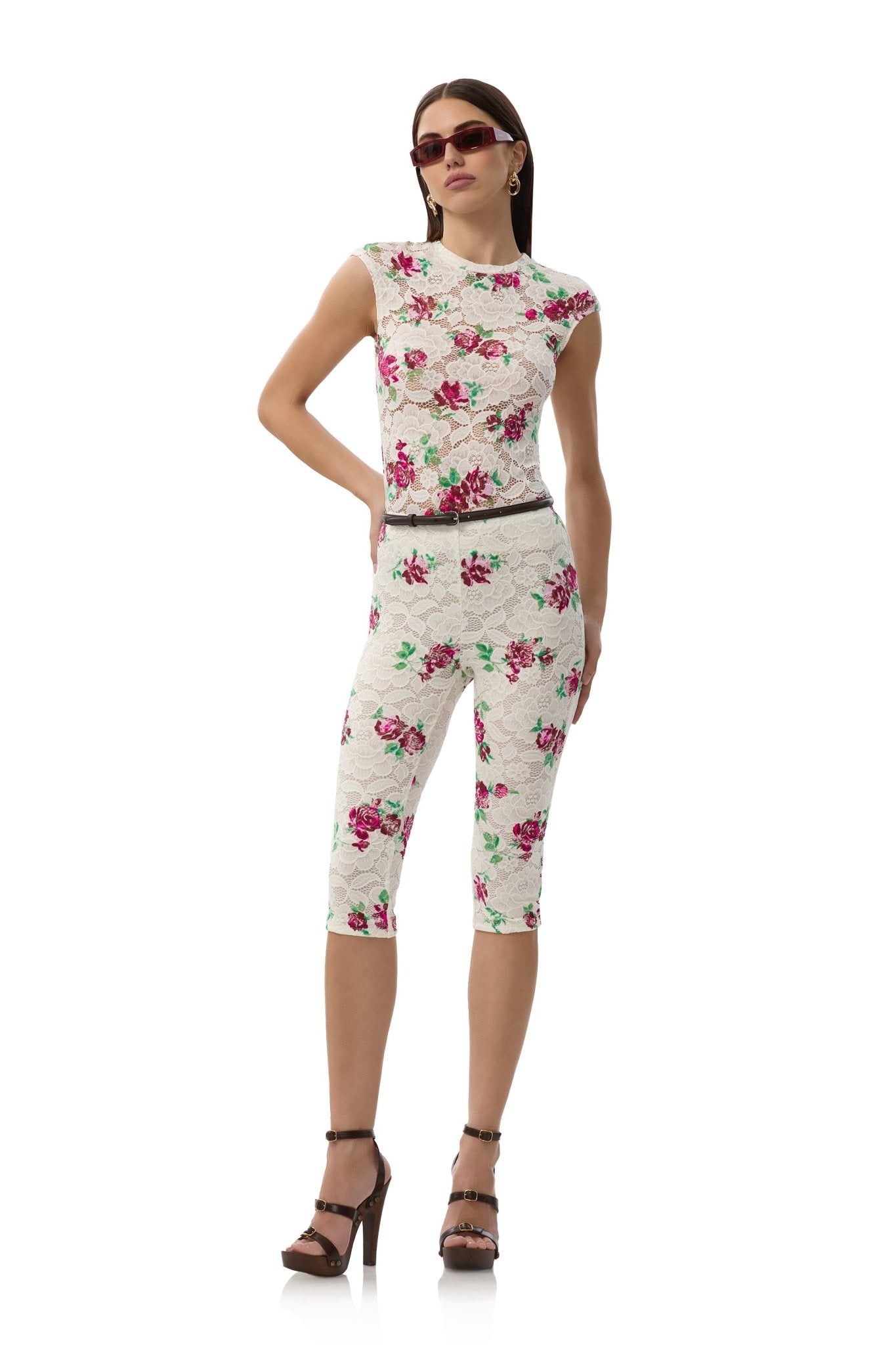 Gianna Capri Pant - Romance Rose - AFRM