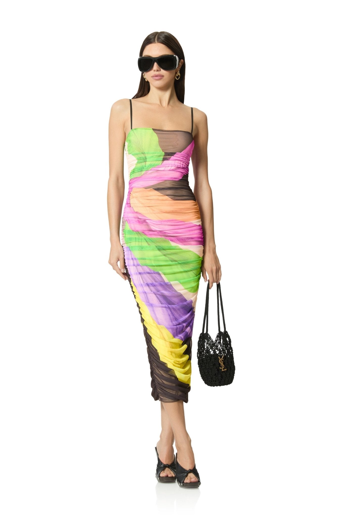 Hazel Dress - Summer Feathers - AFRM