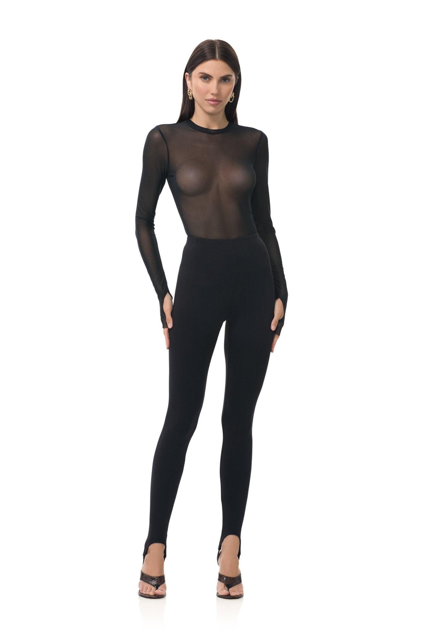 Jasmine Stirrup Legging - Noir - AFRM