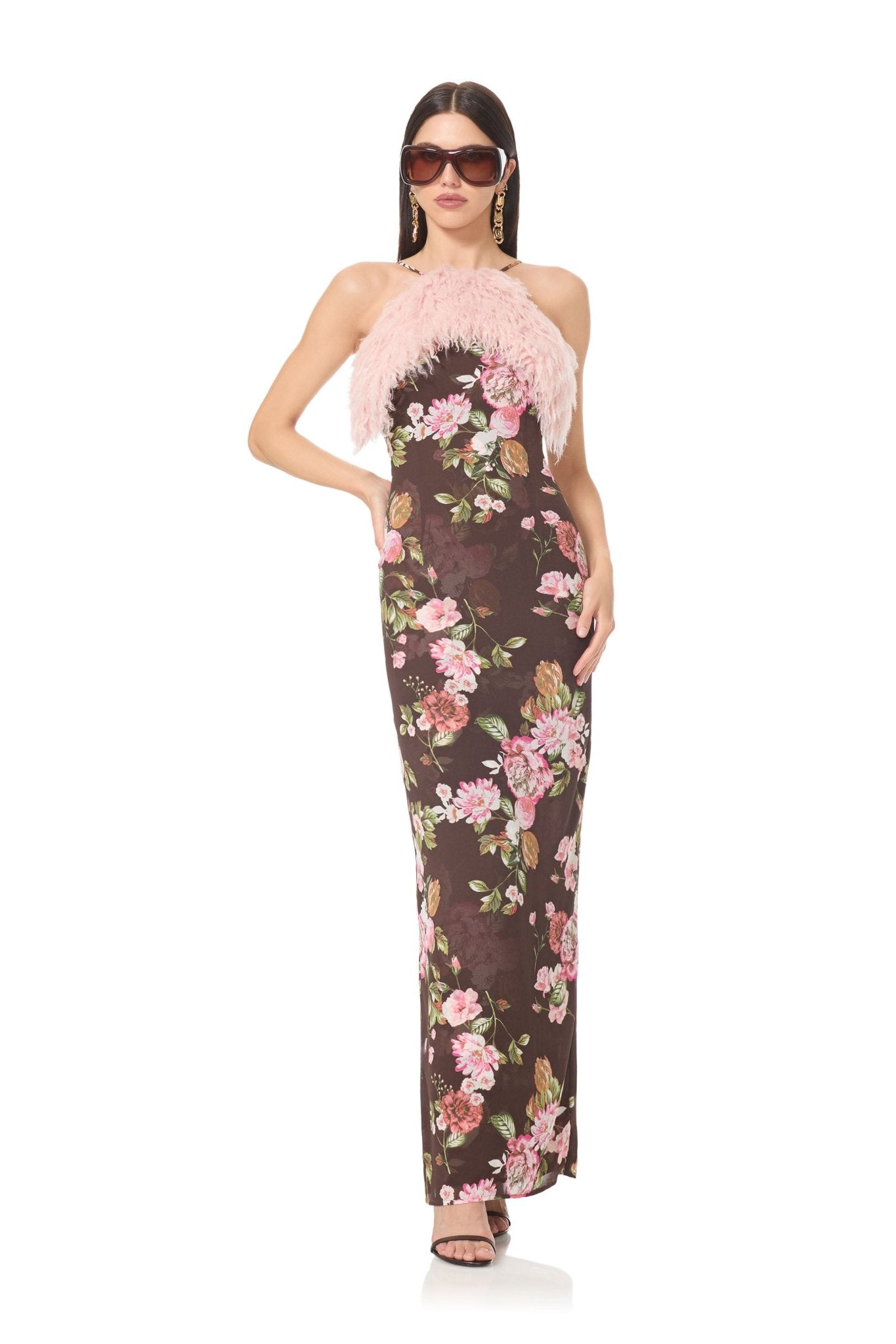 Jeffries Dress - Chocolate Rose - AFRM