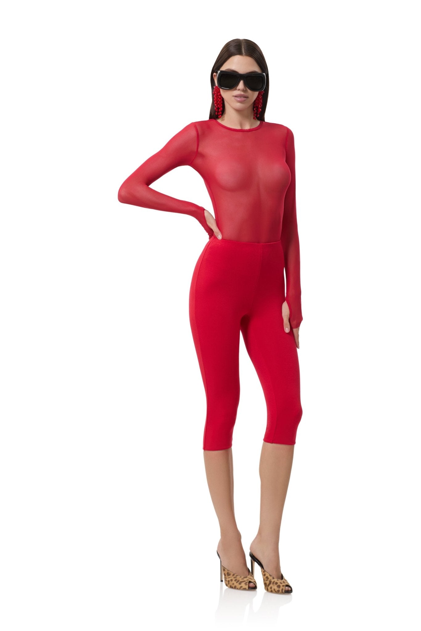 Kaylee Top - Kiss Red - AFRM