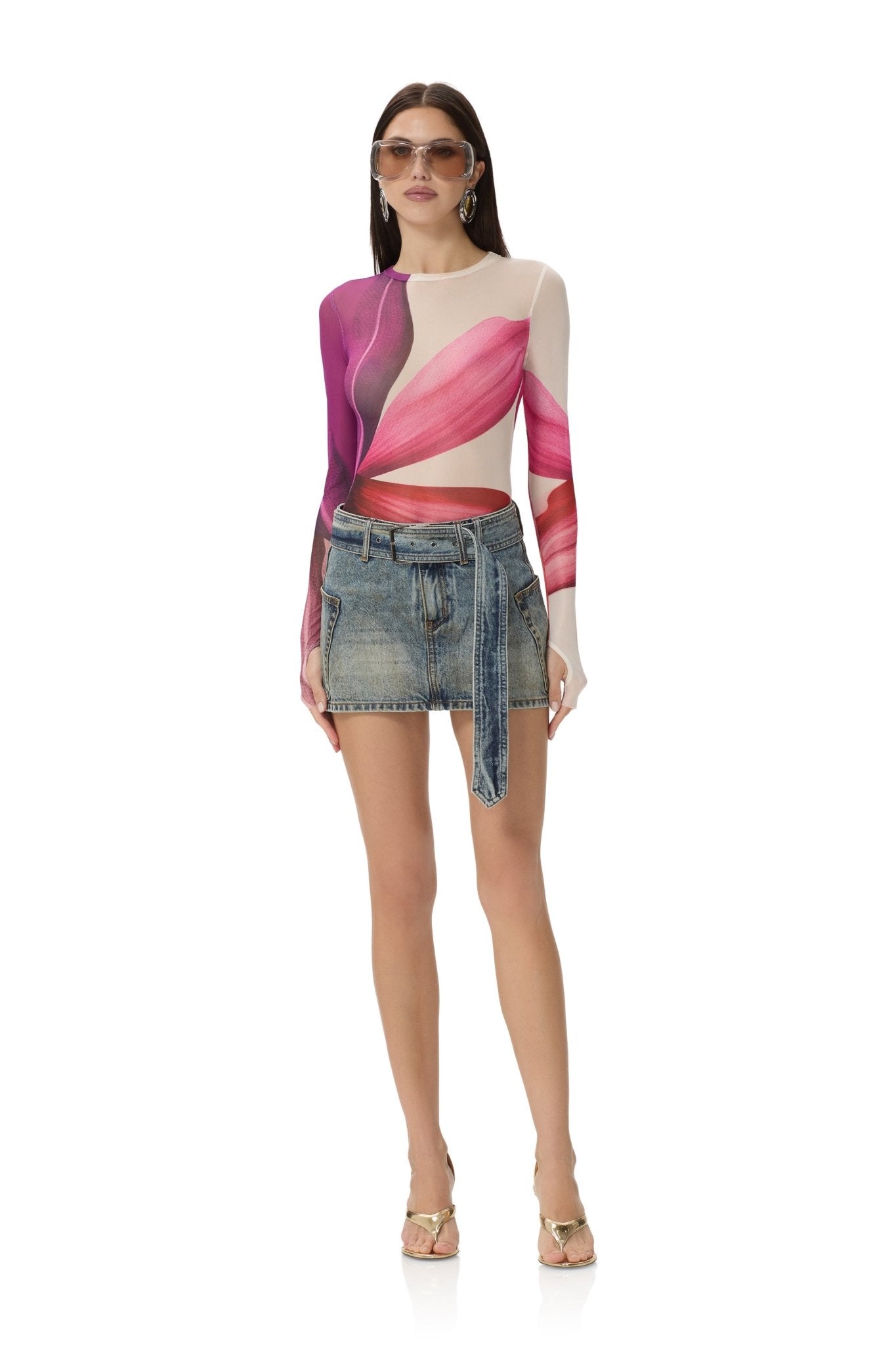 Kaylee Top - Lemon Lotus - AFRM