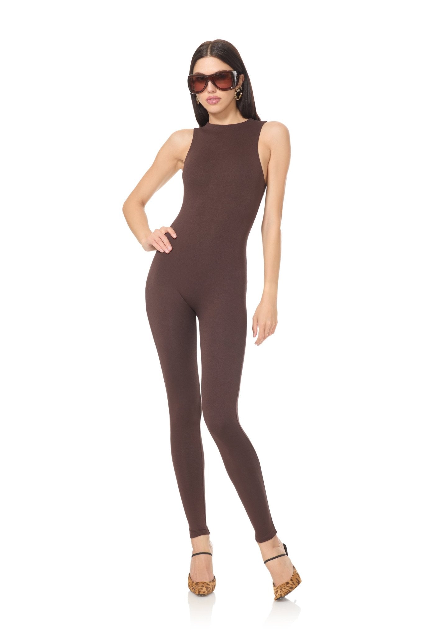Kiki Jumpsuit - Espresso - AFRM