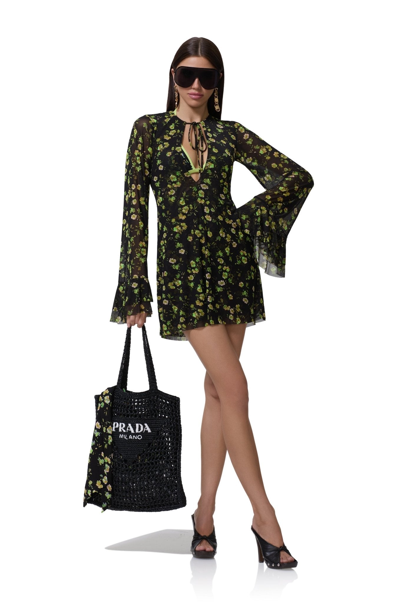 Kori Dress - Citrus Ditsy - AFRM