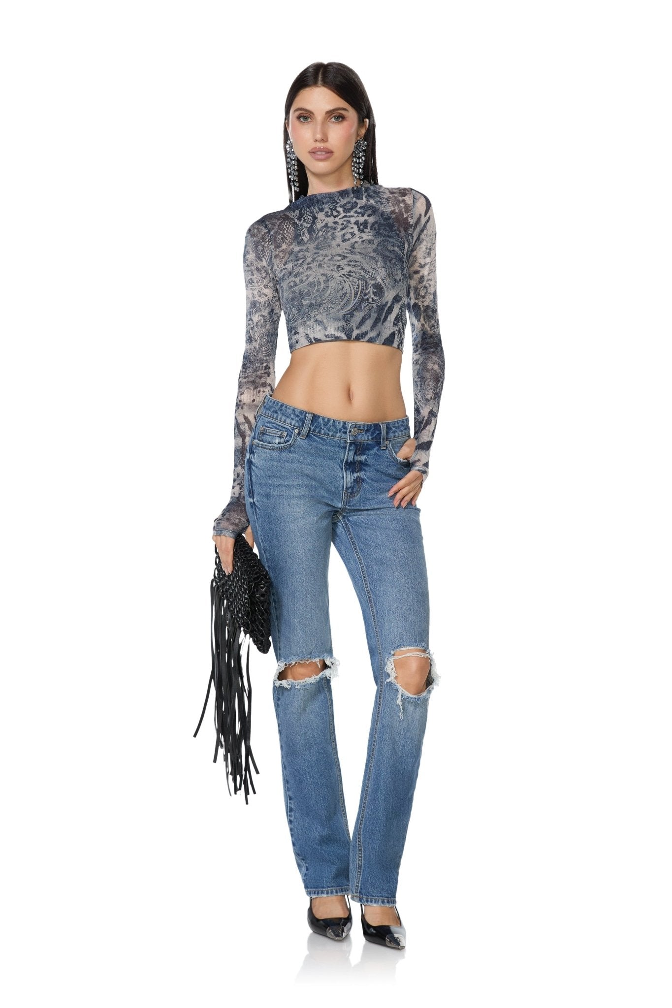 Loralei Top - Patchwork Animal - AFRM