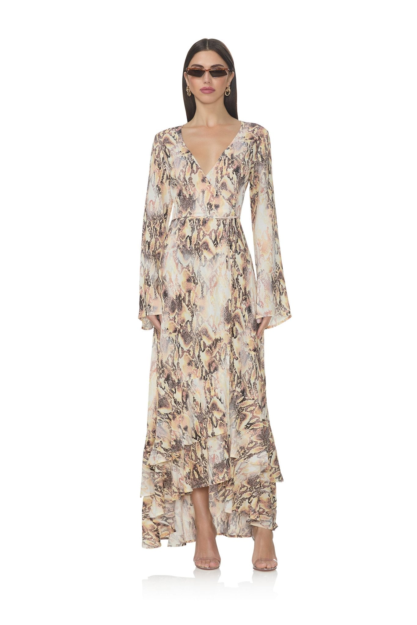Mimi Dress - Shine Snake - AFRM