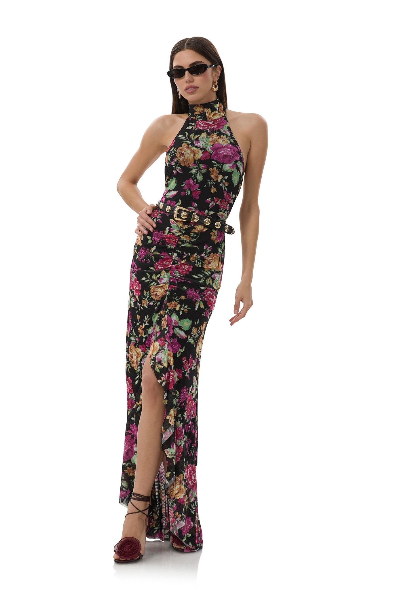 Mirella Dress - Dusted Floral - AFRM
