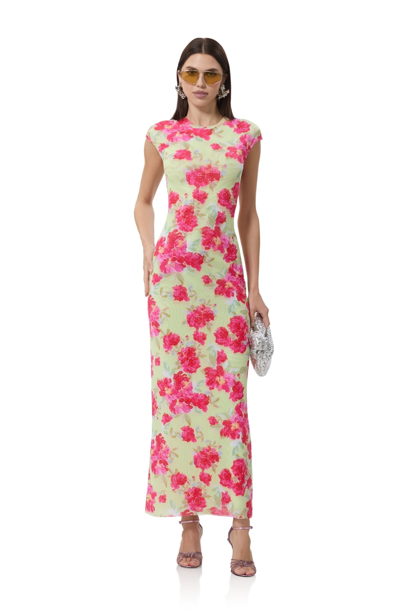 Mylo Dress - Floral Dot - AFRM