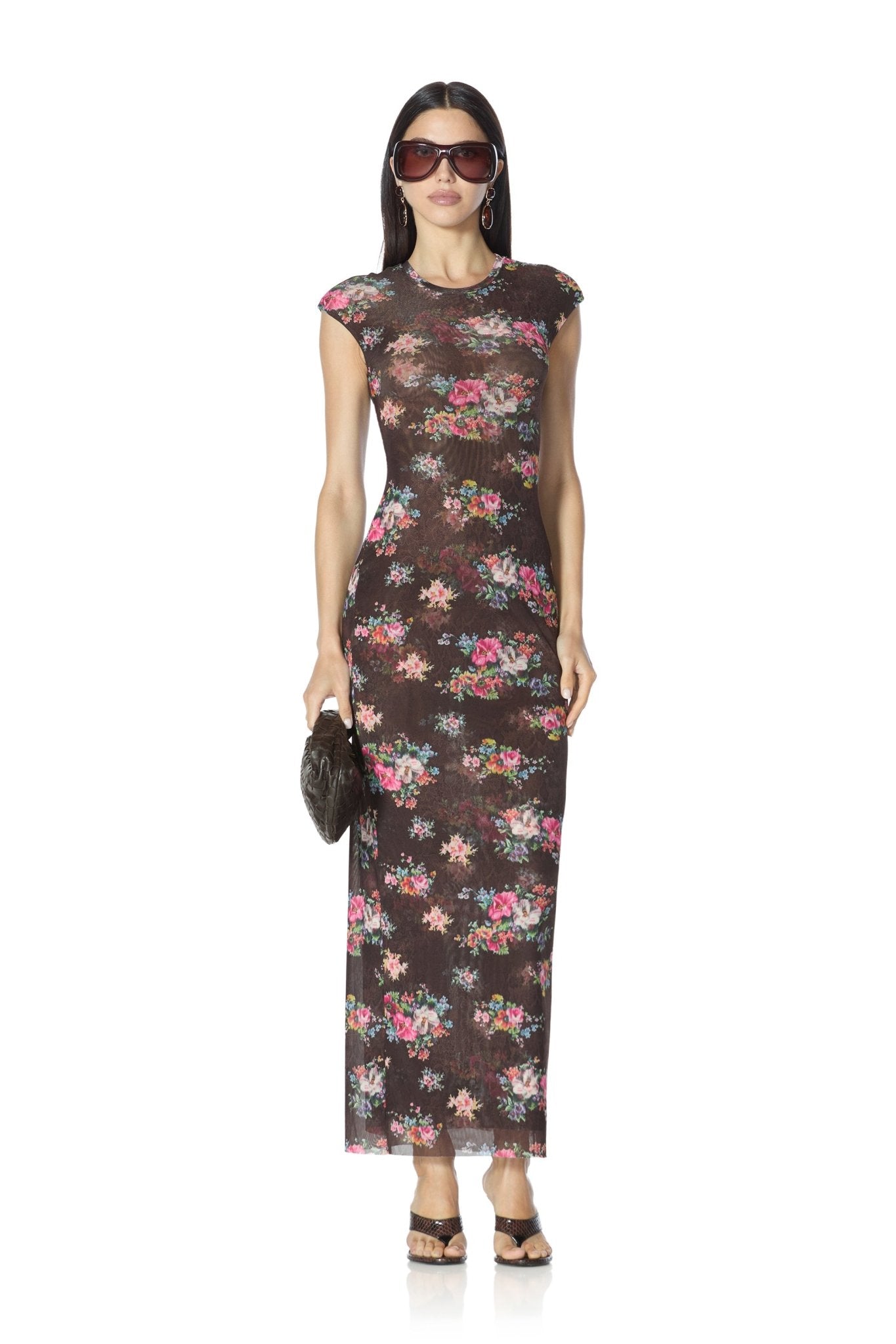 Mylo Dress - Java Snake Floral - AFRM