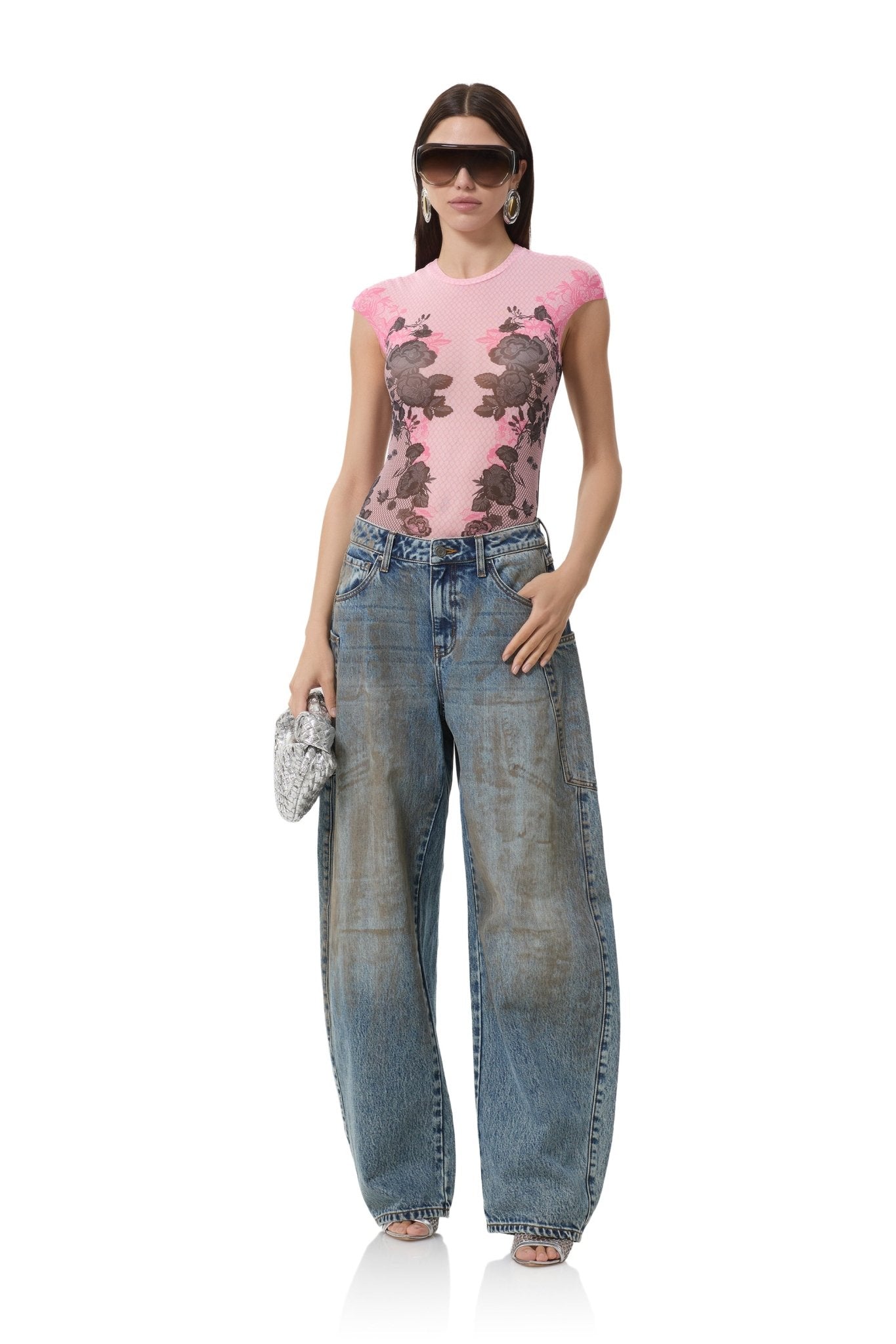 Nina Top - Lace Net - AFRM