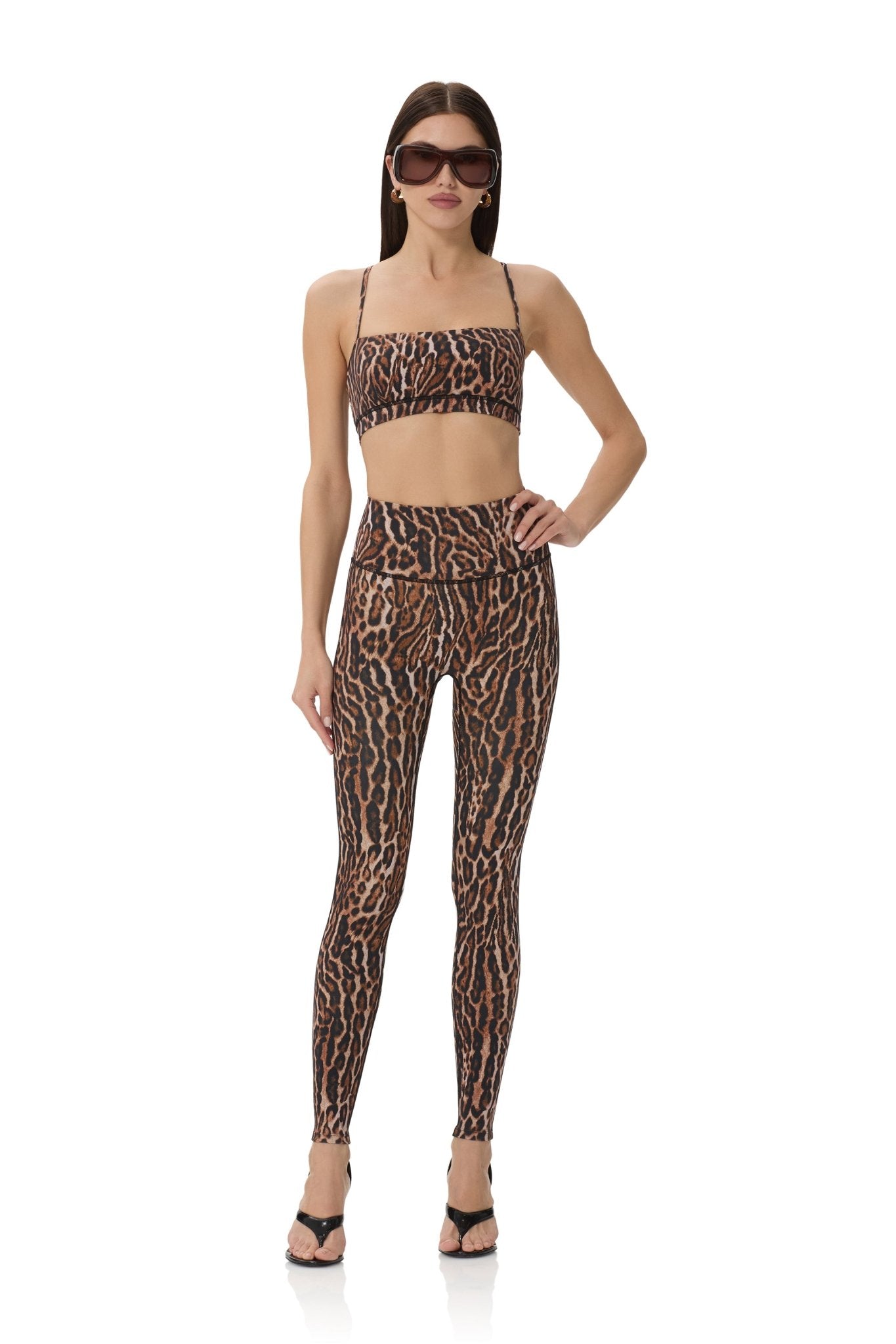 Olina Bra - Brushed Leopard - AFRM