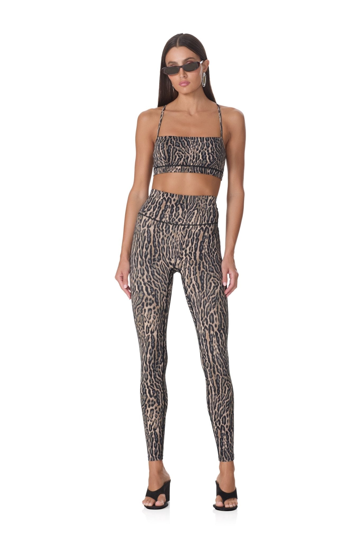 Olina Bra - Olive Leopard - AFRM
