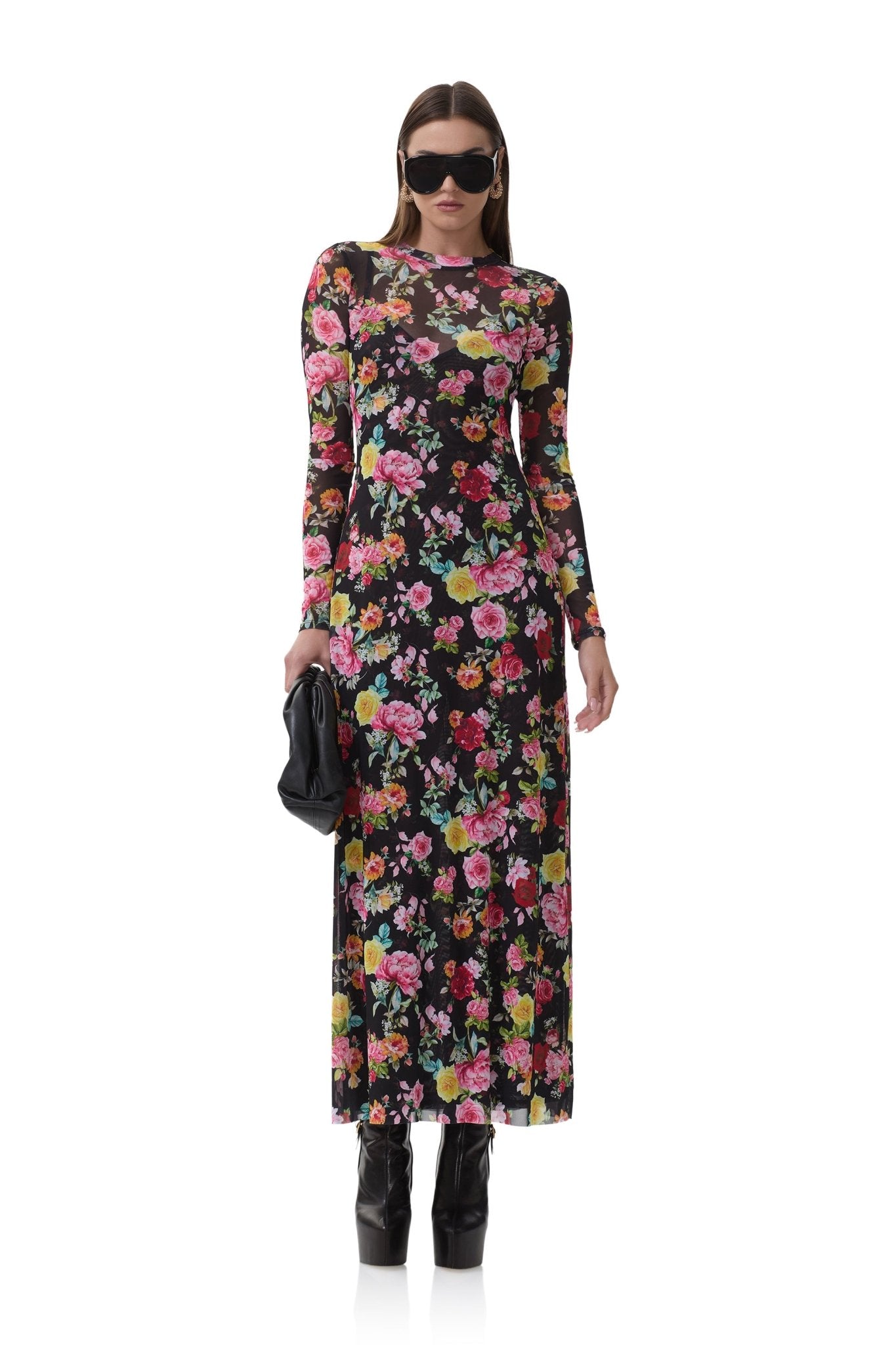Paola Dress - Spring Rose Combo - AFRM