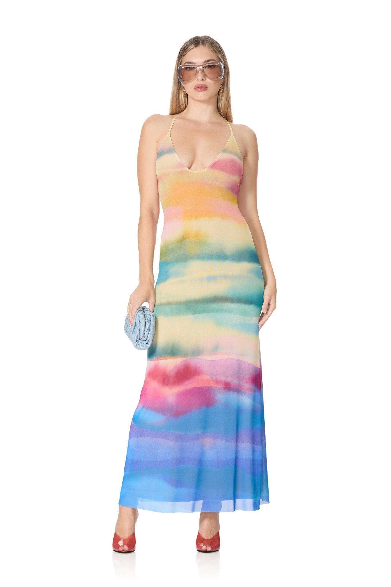 Romy Dress - Summer Sunset - AFRM