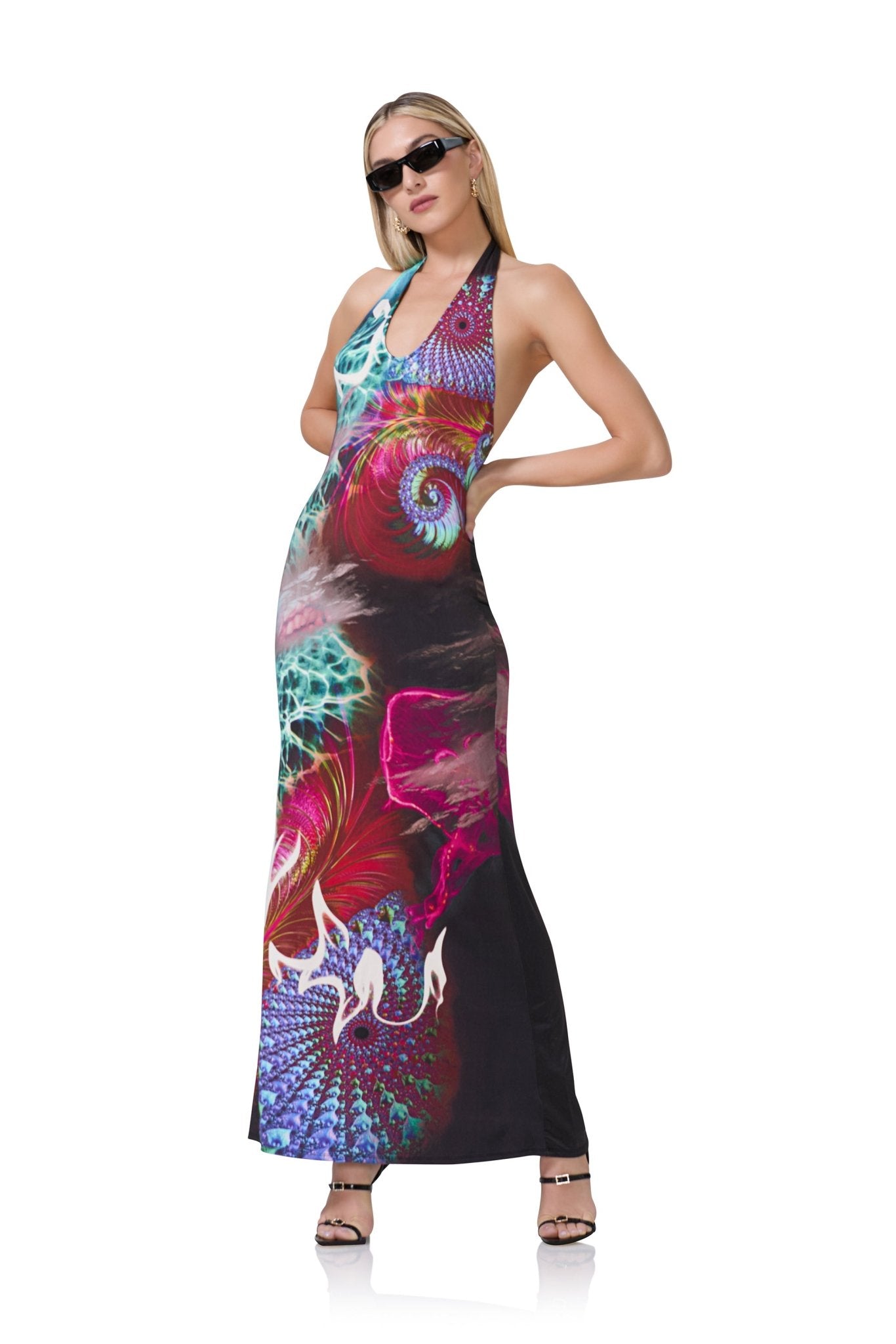 Rue Maxi Dress - Water Abstract - AFRM