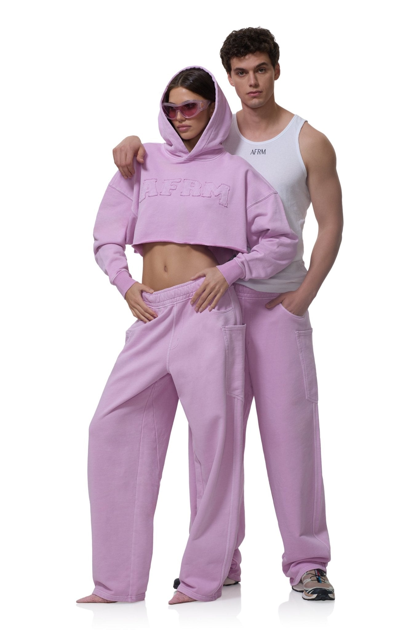 Ryan Barrel Sweatpant - Orchid Bouquet - AFRM