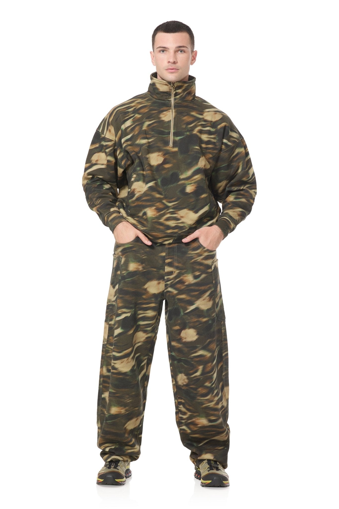 Ryan Barrel Sweatpant - Rushed Camo - AFRM