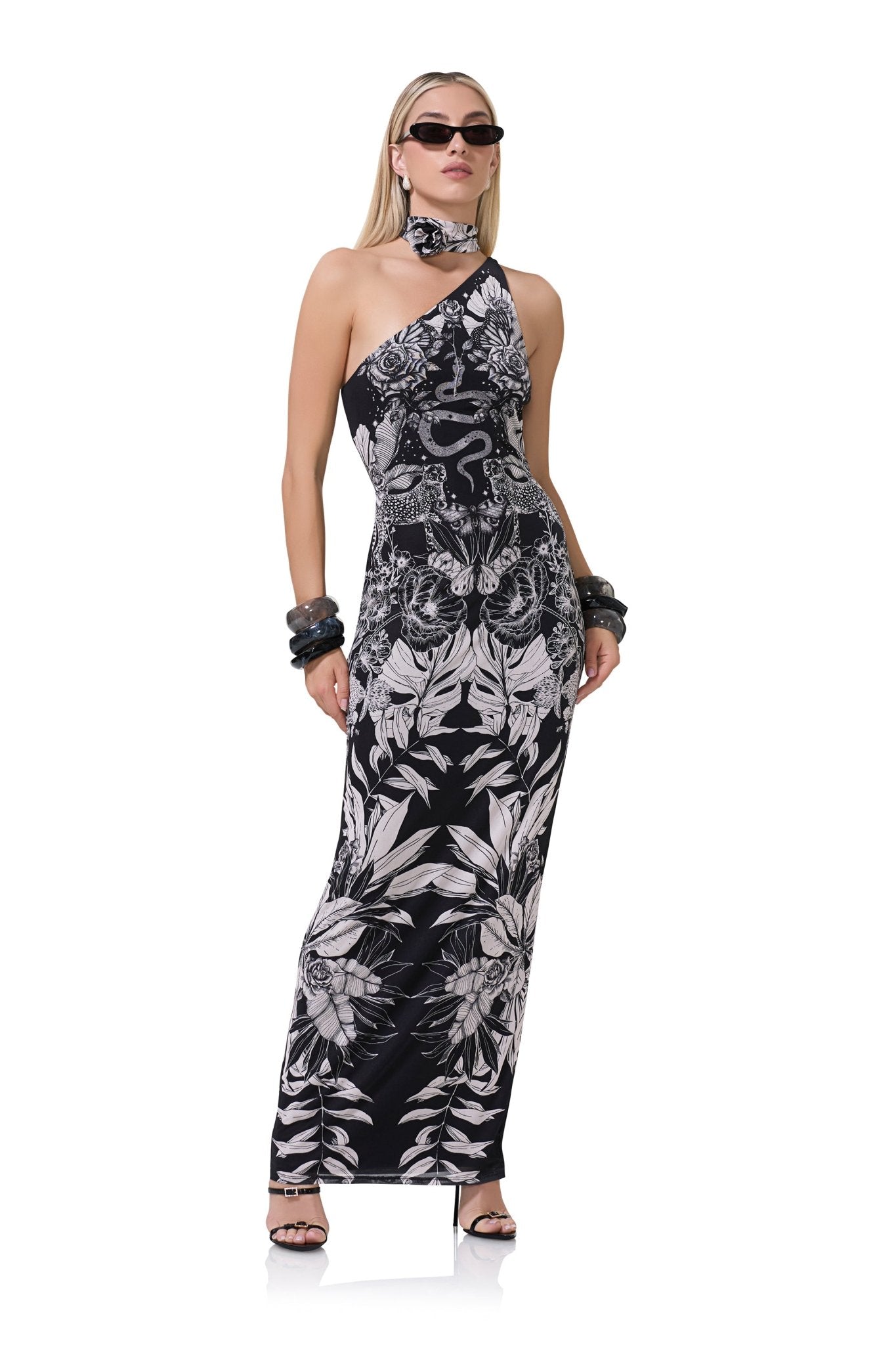 Savoy Dress - Tonal Botanical - AFRM