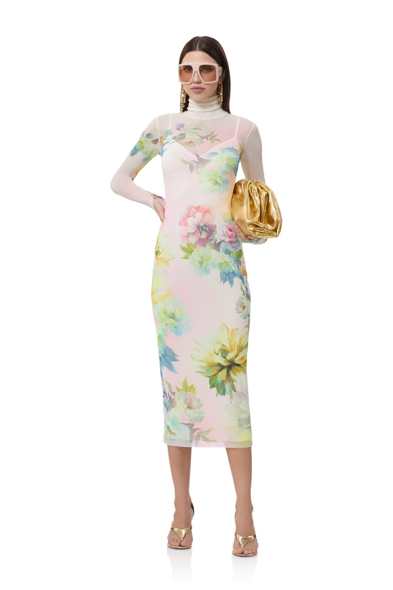 Shailene Dress - Growing Roses - AFRM
