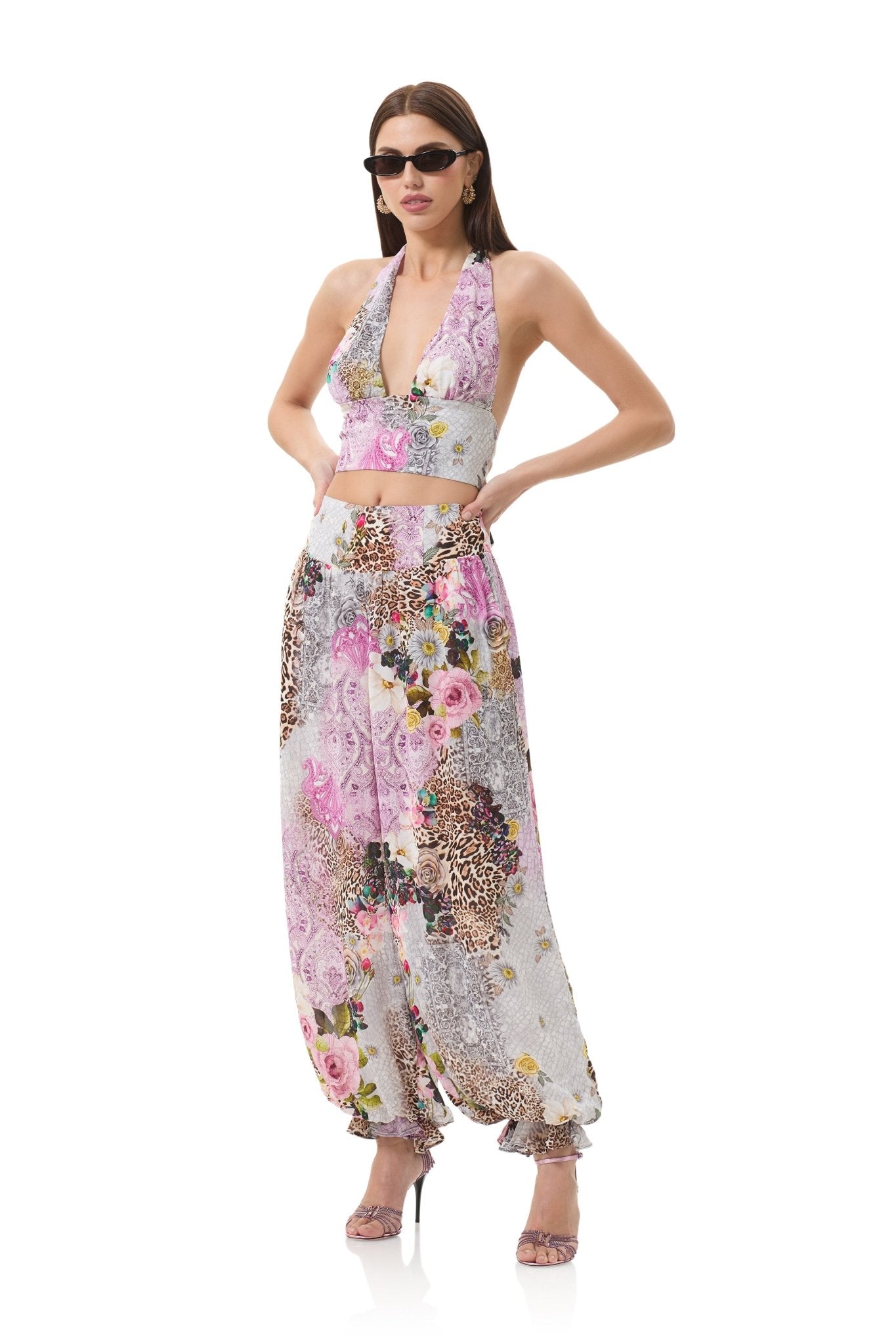 Sylas Top - Natural Patchwork - AFRM