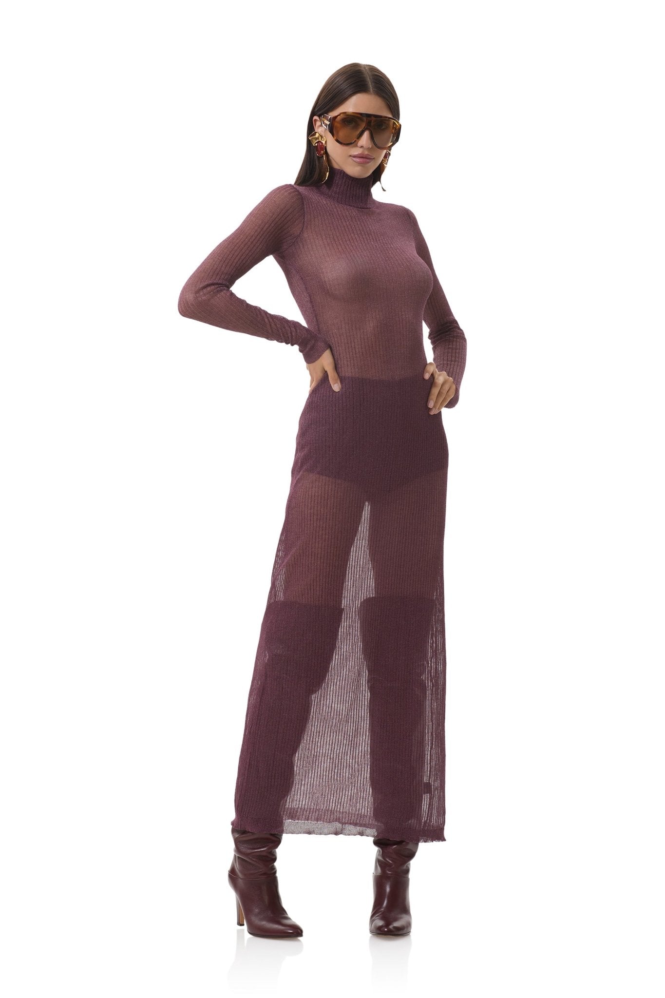 Vilas Dress - Fig - AFRM