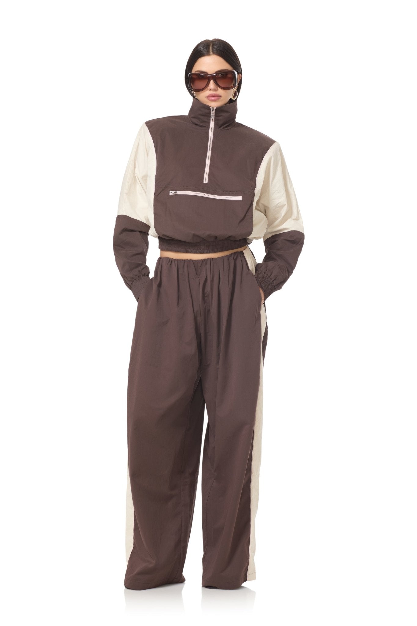 Virgo Windbreaker Jacket - Mixed Coffee Bean - AFRM