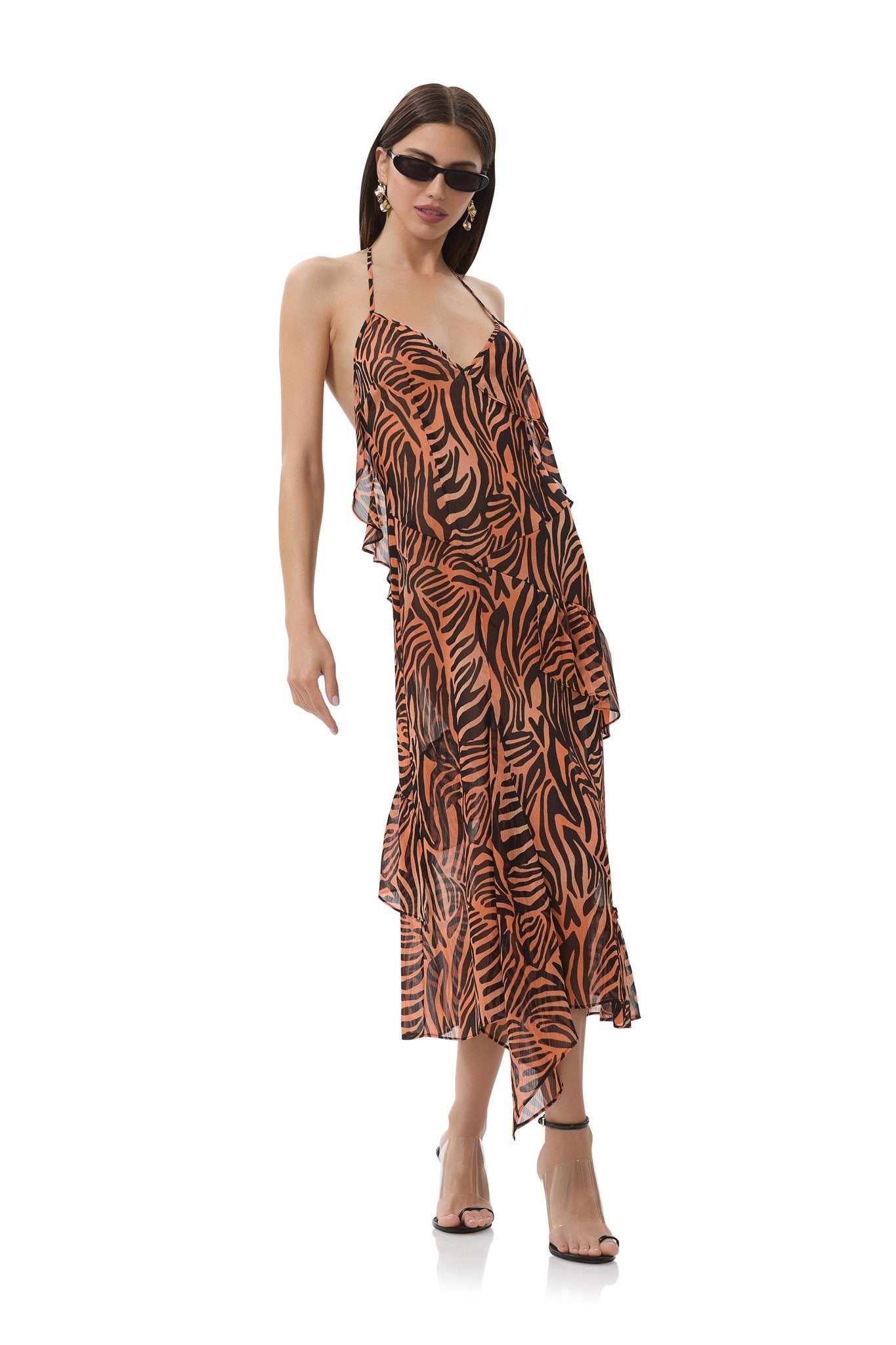 Ware Dress - Ombre Zebra - AFRM