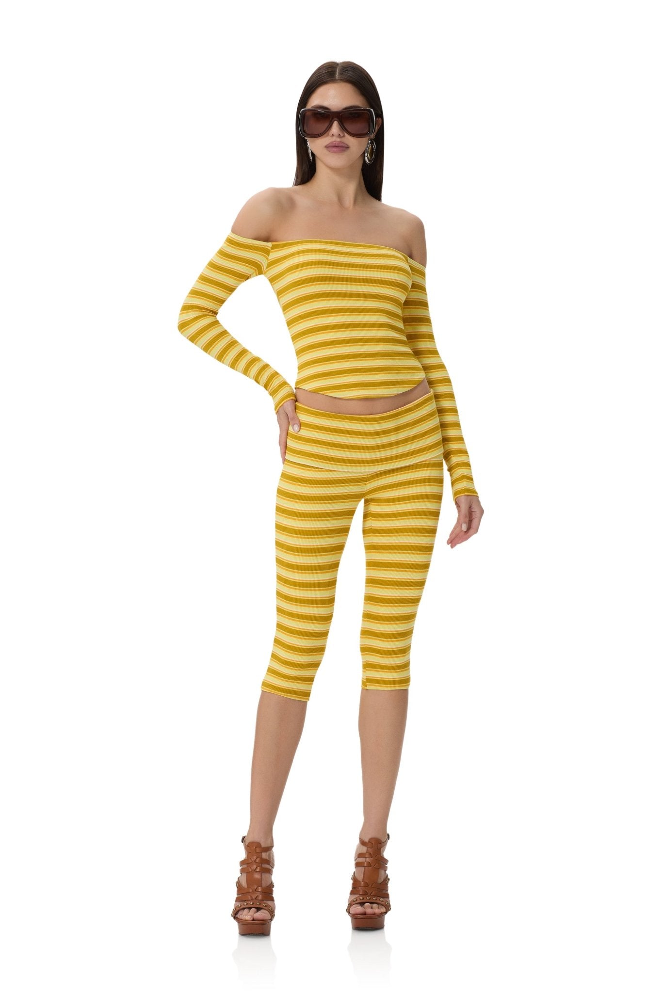 Wright Top - Limelight Stripe - AFRM