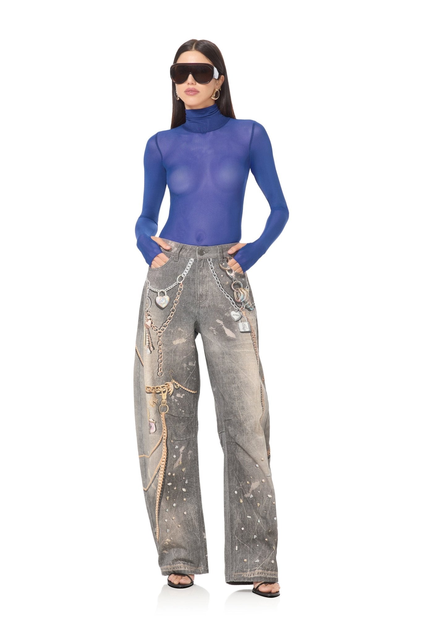 Zadie Top - Lapis - AFRM