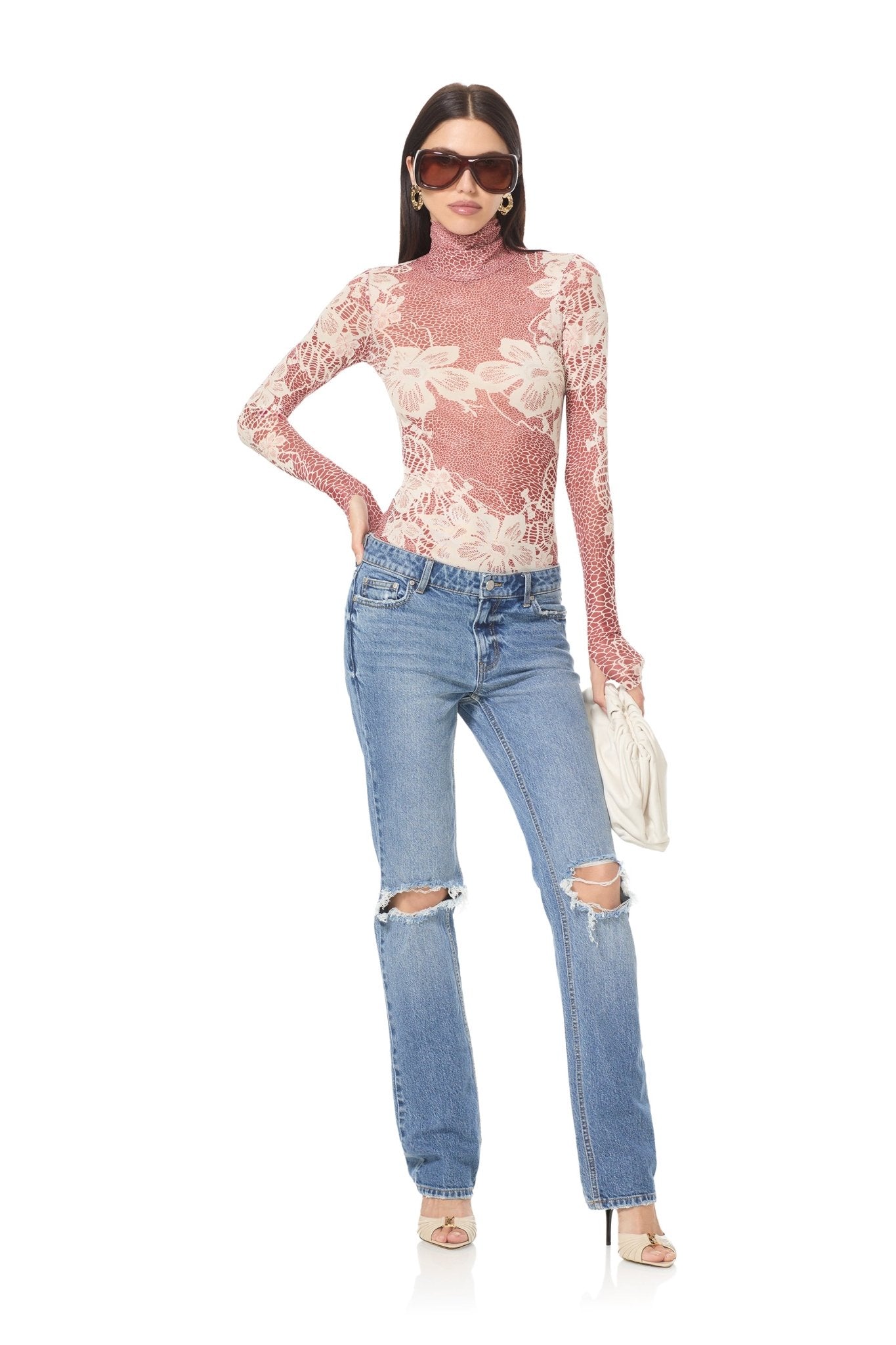 Zadie Top - Rust Crochet - AFRM